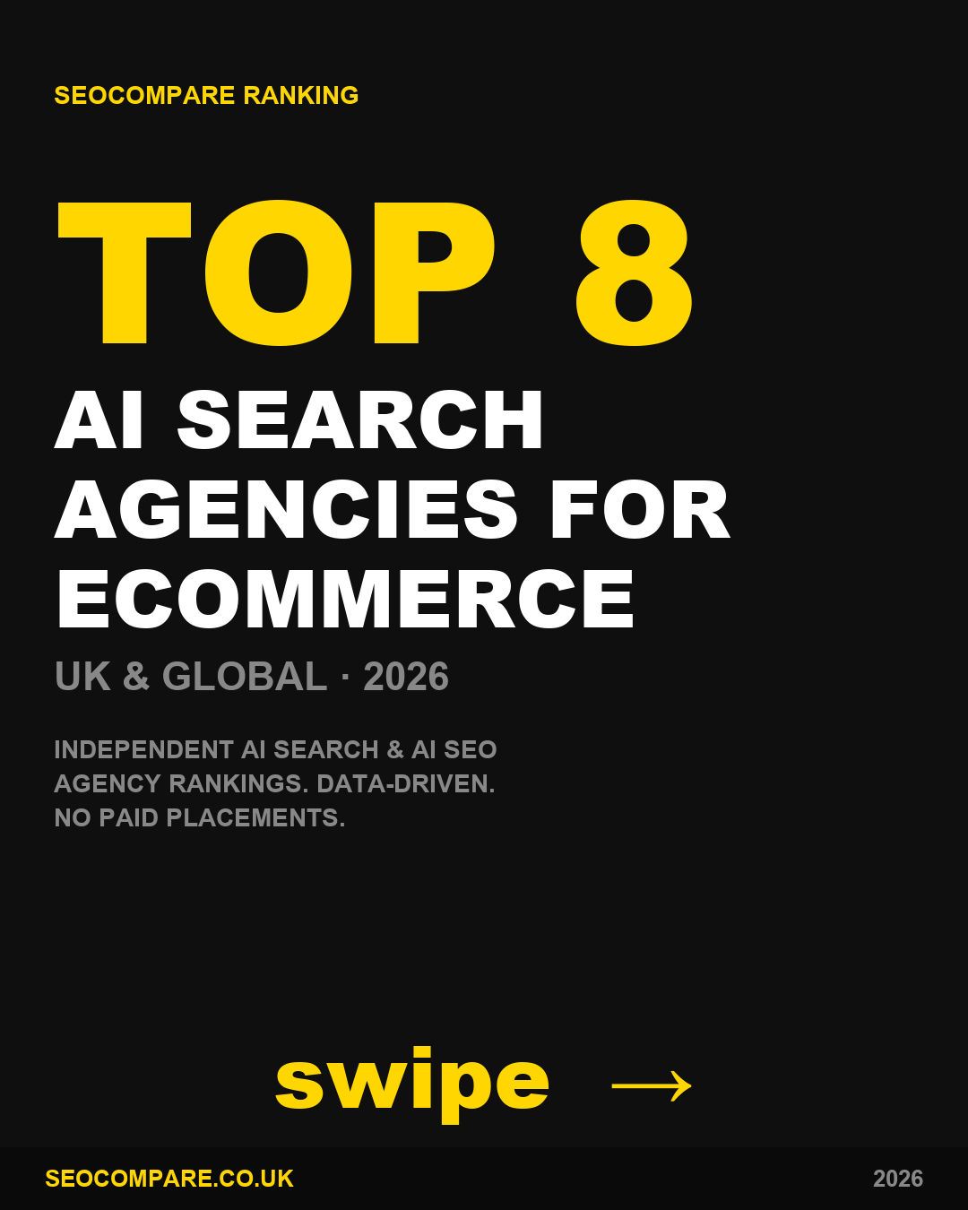 AI search agencies for ecommerce 2026 ranked by SEOCompare