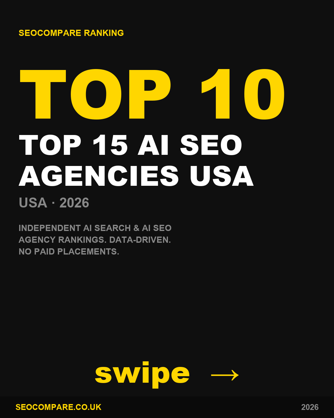 AI SEO agencies USA 2026 ranked by SEOCompare