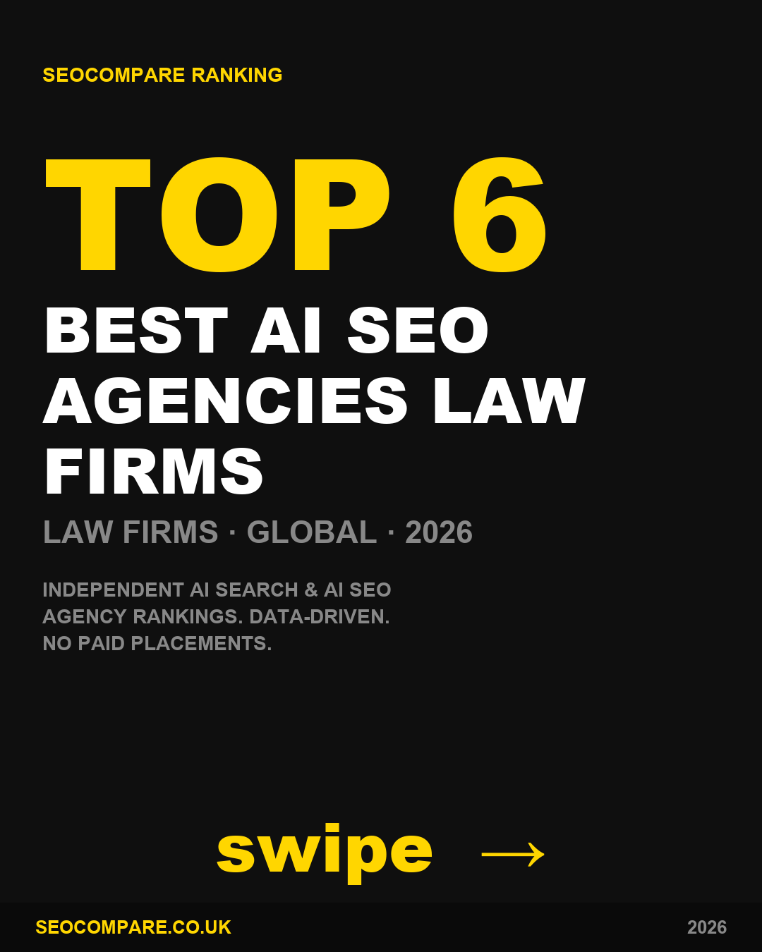 Best Ai Seo Agencies Law Firms 2026 ranked by SEOCompare